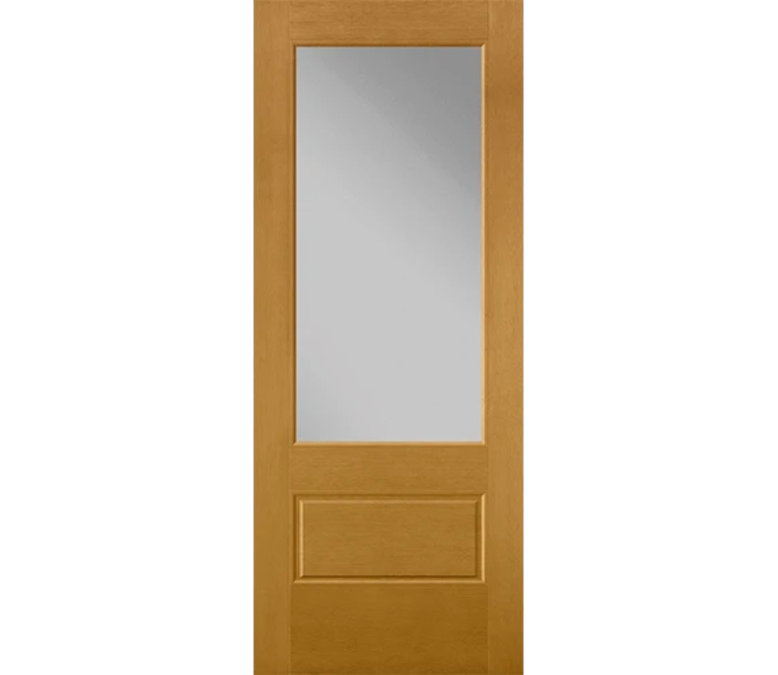 South Bend 3 Quaters Light Fiberglass Entry Door