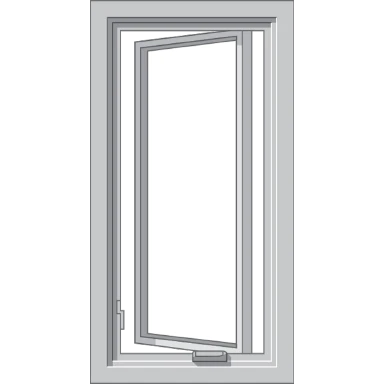 South Bend Pella Hurricane Shield Series Vinyl Casement Window