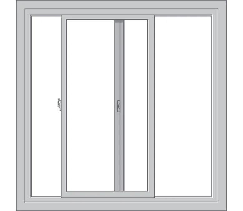 South Bend Pella Hurricane Shield Series Vinyl Sliding Window